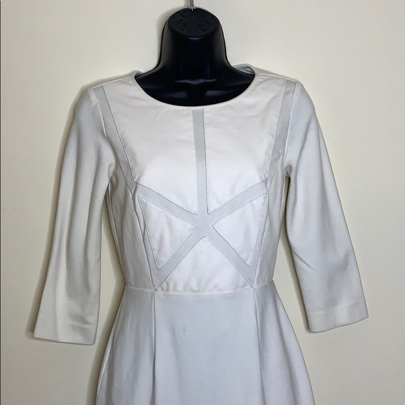 White leather Gianni Bini Dress - Picture 1 of 5